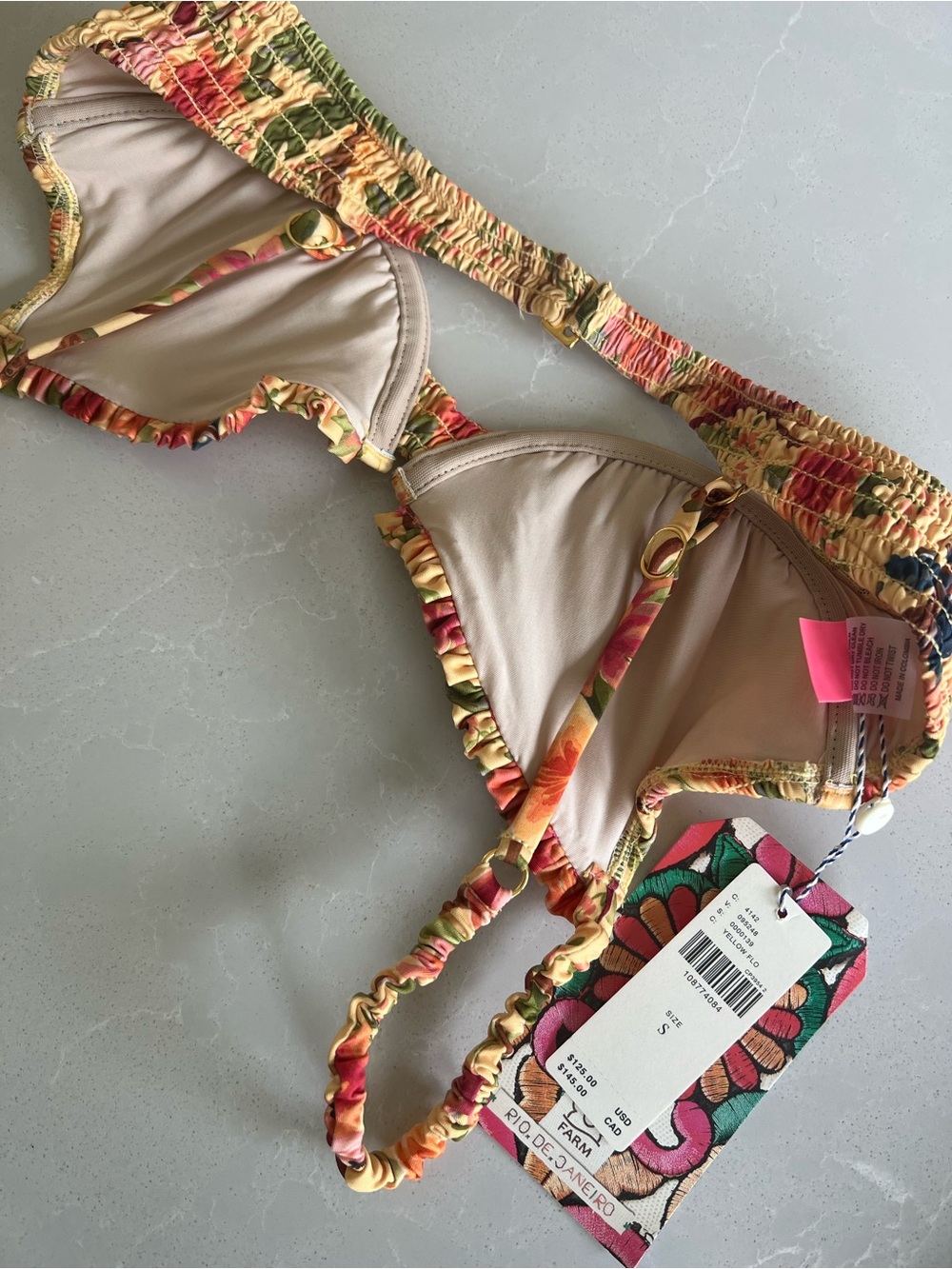 Farm Rio Smocked Bikini - NWT - Picture 7 of 7